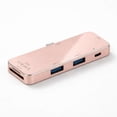 thumbnail image 5 of Adaptador HUB USB-C 6 En 1 HDMI Usb Tarjeta Sd Para Macbook Rosa., 5 of 5