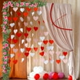 thumbnail image 6 of 220cm Artificial Rose Vine Decor | Valentine's Day Wall Hanging & Tabletop Decoration | Realistic Plastic Rose Garlands for Mantel, Wedding & Romantic Scene Setting | White, Pink, Red Color Options, 6 of 6