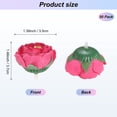 thumbnail image 3 of Uxcell Paquete de 50 Cabezas de Camelia Artificial, Cabeza de Camelia de Seda de 1.3 Pulgadas para Boda/Ramo/Pared de Flores [Rojo Rosa, 3.5cm], 3 of 7