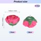 thumbnail image 3 of Uxcell Paquete de 50 Cabezas de Camelia Artificial, Cabeza de Camelia de Seda de 1.3 Pulgadas para Boda/Ramo/Pared de Flores [Rojo Rosa, 3.5cm], 3 of 7