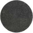 thumbnail image 3 of Unique Loom Davos Shag Collection Area Rug - Solid (6' 1" Round Peppercorn), 3 of 7