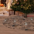 thumbnail image 6 of Sigee Warm Coffee Pattern for Christmas Decoration Tree Skirt Christmas Tree Skirt,Christmas home decor Holiday Tree Skirt Fits Christmas Tree-30", 6 of 7