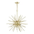 thumbnail image 3 of 46175-33 Livex Lighting Tribeca - 7 Light Pendant In Sculptural Style-26.5 Inches Tall and 25 Inches Wide-Soft Gold/Polished Brass Finish, 3 of 9