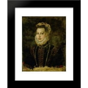 Portrait of Queen Elisabeth of Spain 20x24 Framed Art Print by Sofonisba Anguissola