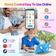 thumbnail image 6 of FITIFUN Kids Tablet 7 inch Android 13 Tablets,4(2+2)GB RAM 32GB ROM,Quad-Core,HD IPS Display, Wifi, Parental Control, Dual Camera-Blue, 6 of 8