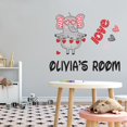 thumbnail image 2 of Olivia's Room Cute Cartoon Elephant Wall Decal-Giant wall Sticker for Home Decor-Self Adhesive -Easy to apply and Cost Effective- Size : 20" x 16"., 2 of 4