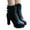 Black, variant on Oyedens Womens High Heels Combat Riding Boots Fashion Lace up Chunky Dress Pump Platform Ankle Booties
