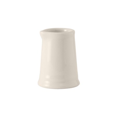 Countryside White Creamer - DuraTux 3 1/2 oz Creamer Unhandled Eggshell/Case of 12