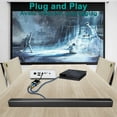 thumbnail image 3 of EMK Optical Splitter 1x2 1 in 2 Out Digital Optical Audio Splitter[Support LPCM2.0, Dolby Digital, DTS 5.1] Toslink Splitter Compatible with Home Theater,Sound Bar,Television,Blu-ray Players,Black, 3 of 7