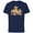 Navy, variant on Disney Snow White & the Seven Dwarfs Group Fun - Short Sleeve Cotton T-Shirt for Adults - Customized-White