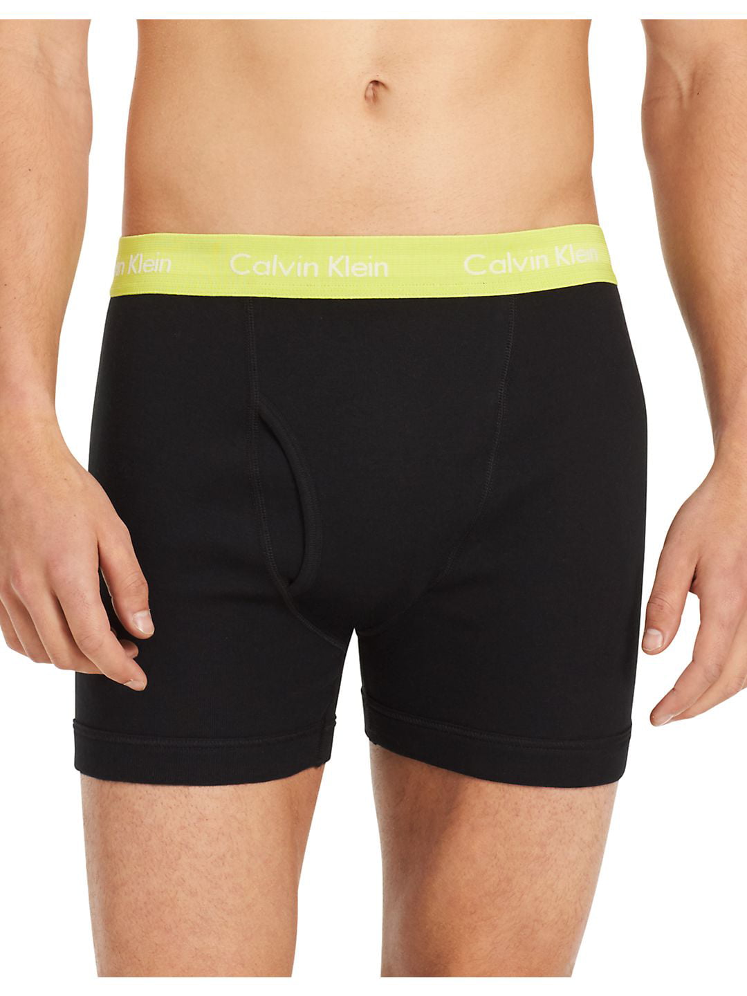 Calvin Klein Men's Underwear Cotton Classic Fit 3 Pack Boxer Briefs -  