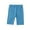 Blue, variant on LIaqionyy Girls Biker Shorts Solid Color High Waist Stretch Short Leggings Workout Running Athletic Cycling Tights