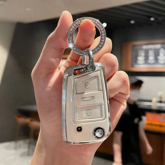 For  VW Volkswagen Jetta GTI Passat Golf Tiguan Touareg Beetle Multivan Sagitar Passat Accessories Keychain Key Fob Case Cover