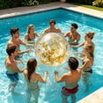 thumbnail image 4 of Transparent Glitter Inflatable Beach Ball Sparkle Water Toy for Kids Adults Pool Party Beach Outdoor Summer Playing Games, 4 of 4