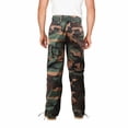 thumbnail image 2 of Men's Camo Military Tactical Work Combat Army Slim Fit Twill Cargo Pants (6CP01 - Woodland, 40,34), 2 of 2