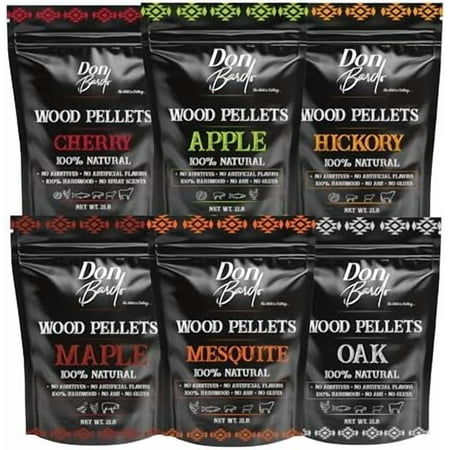 - 100% All Natural Wood Pellets, Bundle with 6 Different Flavors, Intended for Ninja Woodfire Outdoor Grill, Grills, Pellet Grills, Wood Fire Oven & Smoker, 6, 2lb Resealable Bags (12 lb)$$Garden &