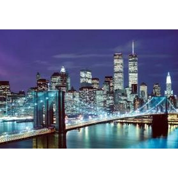 Tomax Brooklyn Bridge, USA 1000 Piece Glowinthedark Jigsaw Puzzle