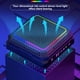 thumbnail image 2 of Efficient Cooling Fan with LED Small Temperature Control & Quiet Operate ABS Coolers Easy to Carry for Game Consoles, 2 of 4