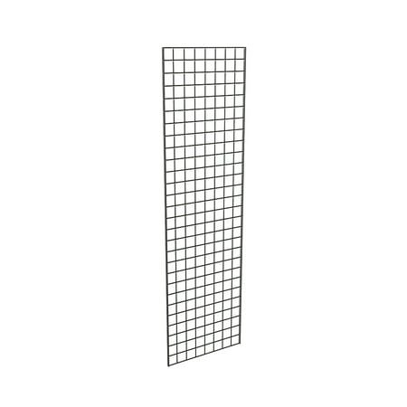 Grid Panel for Retail Display â Perfect Metal Grid for Any Retail Display, 2â Width x 7â Height, 3 Grids Per Carton (Black)