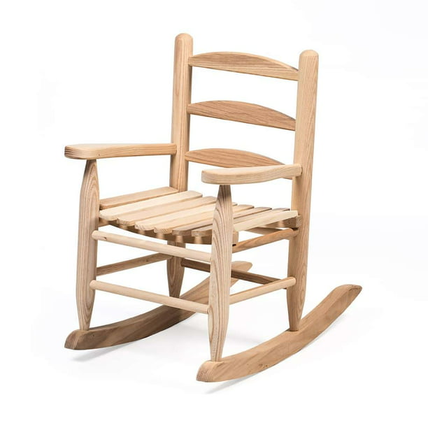 Wooden Rocking Chair, Child Size Wooden Rocking Chair Cushions