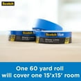 thumbnail image 6 of Scotch Painter's Tape 2093EL-24E ScotchBlue TRIM + BASEBOARDS Painter's Tape, 0.94-Inch x 60-Yard, 1 Roll, Width, Blue, 6 of 8