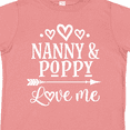 thumbnail image 4 of Inktastic Nanny and Poppy Love Me Granddaughter Boys or Girls Toddler T-Shirt, 4 of 5