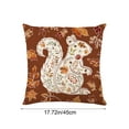 thumbnail image 3 of WEGFTDUOP Christmas Pillowcases 45 cm Fall Maple Linen Print Cushion Cover Home Decoration Throw Pillow Cover for Sofa Couch Bed, 3 of 6
