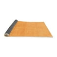 thumbnail image 2 of Ahgly Company Indoor Round Solid Orange Modern Area Rugs, 7' Round, 2 of 4