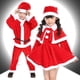 thumbnail image 3 of Disfraz de Papá Noel para niños y niñas, traje de fiesta de Navidad 120cm, 3 of 4