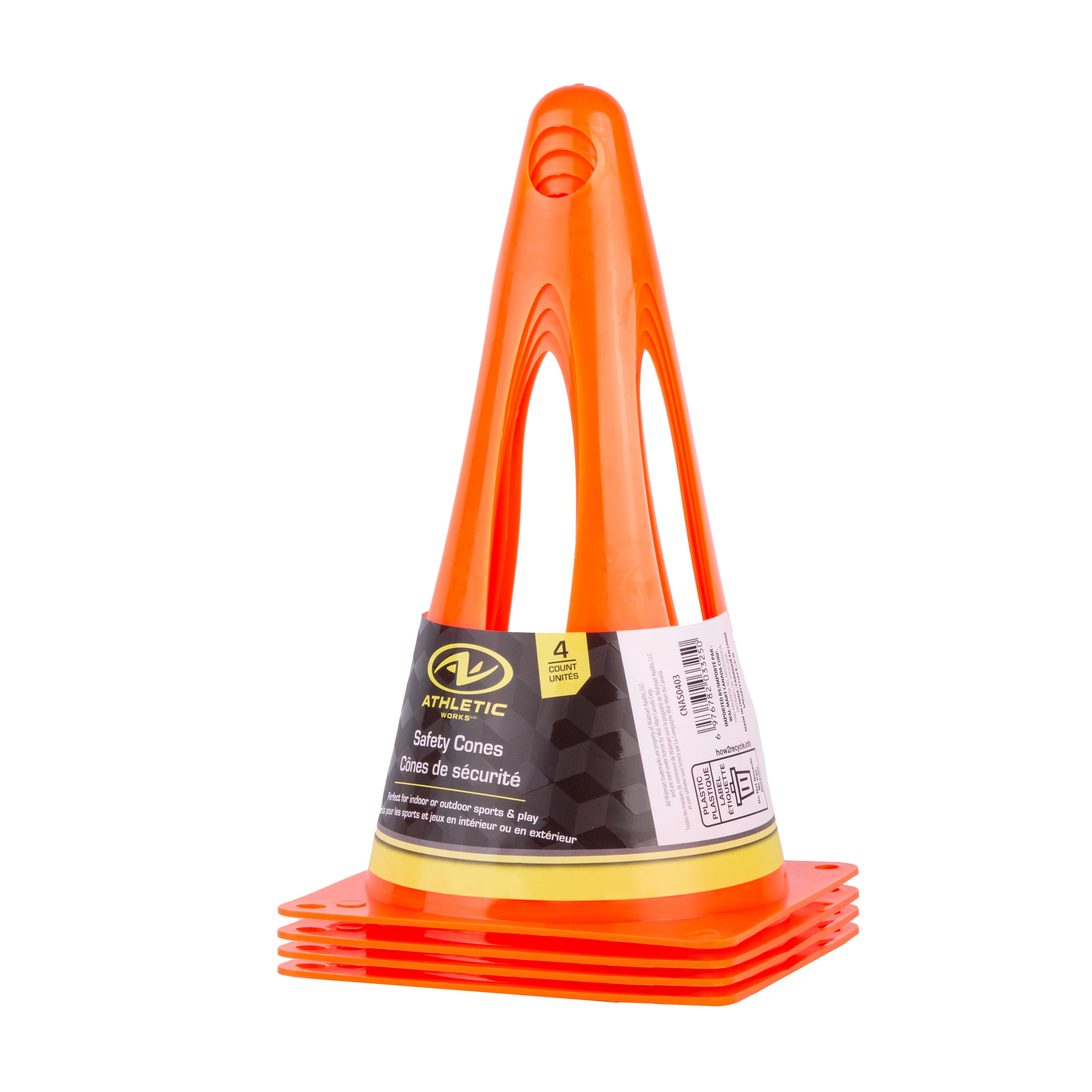 Athletic Works 9' Collapsible Cone 4 pieces