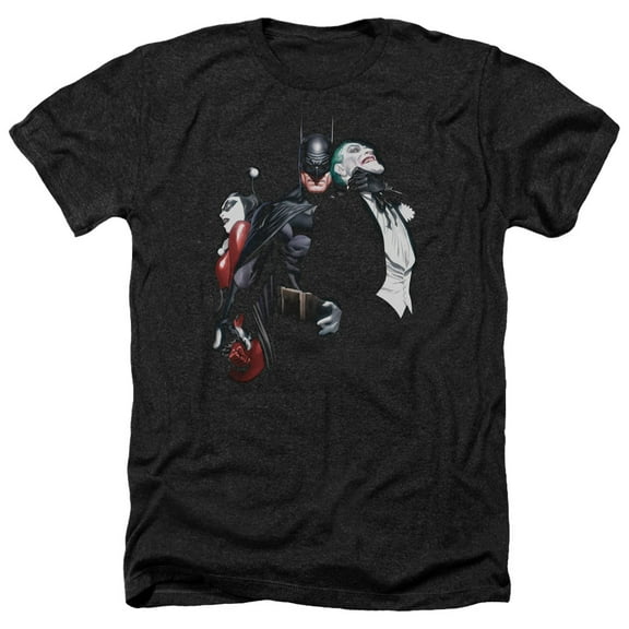 Batman - Joker Harley Choke - Heather Short Sleeve Shirt - XX-Large