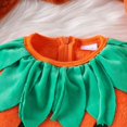 thumbnail image 4 of Gubotare Summer Rompers for Baby Girls Baby Boys Girls Halloween Clothes Long Sleeve Romper Toddler Pumpkin Print Jumpsuit Halloween Outfits 0 3 6 9 12 18 24 Months (Orange,12-18 Months), 4 of 8