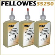 (9 pack) Fellowes 35250 3 Pack -12 oz Shred/Bottle Lubricant Oil