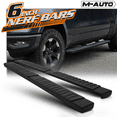 thumbnail image 2 of M-AUTO For 2019-2022 RAM 1500 Quad Cab Black 6" Side Step Nerf Side Bars Running Boards Factory Style & New Body Style, 2 of 9