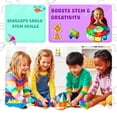 thumbnail image 2 of Bloques de Construccion Magneticos MKGCRAFTED MKG 010333 Juego STEM Educativo 120 Piezas, 2 of 5