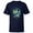 Navy, variant on Mickey Mouse Donald and Goofy Sports Football Soccer - Short Sleeve T-Shirt for Kids - Customized-Yellow