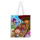 thumbnail image 1 of Paula & Pals Bolso de tela con estampado de lienzo para mujer, bolsa de compras reutilizable y estética, con cremallera interior, regalo para mujer,40*40cm., 1 of 6