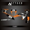 thumbnail image 2 of Attack Graphics Custom Fury Complete Bike Graphics Kit for KTM 500 EXC-F 2024, 2 of 3