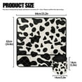 thumbnail image 5 of SEANATIVE Cow Print Pad Organizer for Sewing Machine Lightweight Sewing Machine Table Dust Cover with Small Cylinder for Storage Soft Muffling Mat Reduce Noise, 5 of 6