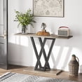 thumbnail image 5 of Tribesigns Console Table, Industrial Hallway Table for Entryway, 43 Inch Entryway Tables Narrow Sofa Table for Living Room, Stable Metal Frame & Easy Assemble,Grey, 5 of 8