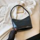 thumbnail image 5 of Bolso de mano para mujer y niña, bolso de hombro con estampado de mariposas Y2K, embrague femenino (negro), 5 of 6