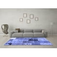 thumbnail image 3 of Ahgly Company Indoor Rectangle Patchwork Blue Transitional Area Rugs, 5' x 8', 3 of 4