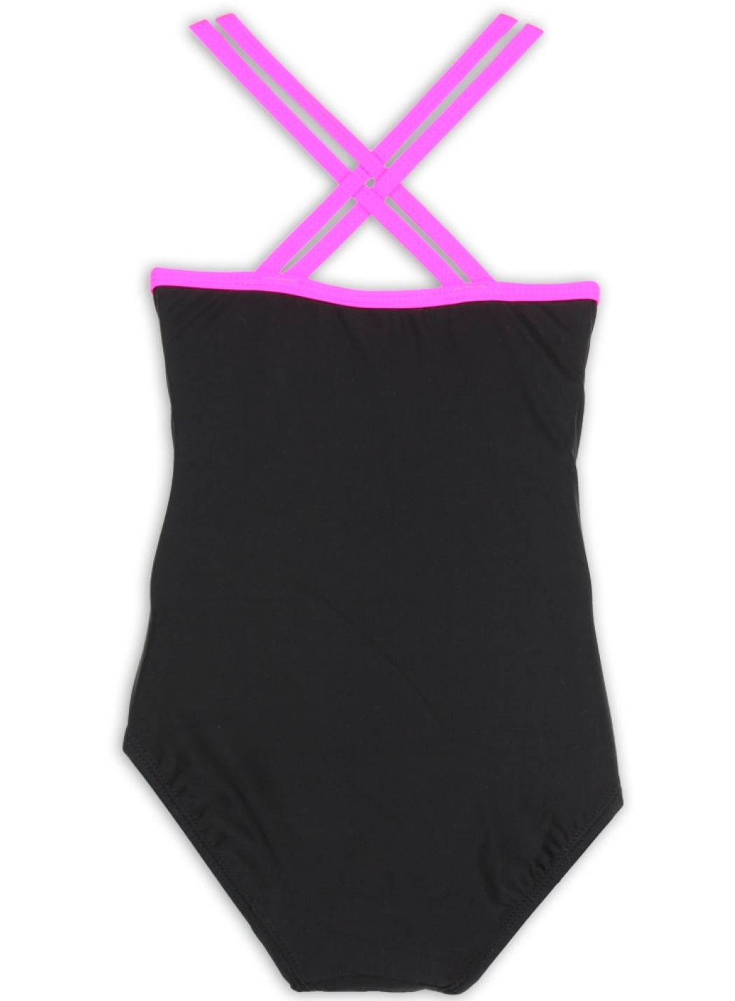 NWT Paul Frank Toddler Girl's 3T Black 1 Pc Swimsuit Pink Julius Monkey Swim 