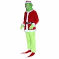 thumbnail image 4 of Tienda de disfraces de cosplay de Grinch, monstruo de pelo verde navideño, 4 of 4