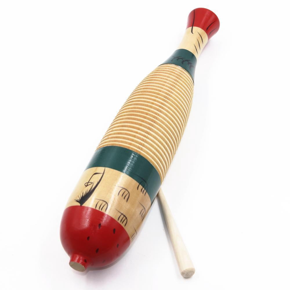 GP Percussion GPG15 15" Guiro with Scratcher