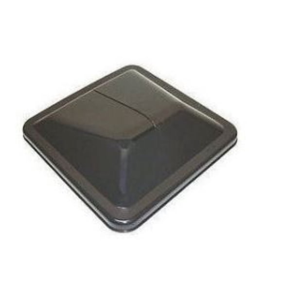 Ventline Couvercle de Ventilation de Toit BVE0108-03 pour Évents de 14 Pouces x 14 Pouces; à Utiliser avec Ventline V3094 Alimenté/v3092 Évents de Toit Non Alimentés; Assemblage en Dôme; Forme en Coin; Fumée