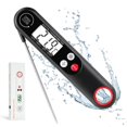 thumbnail image 1 of Meat Thermometer, Instant Read Cooking Thermometer, Cooking Thermometer with Foldable Long Probe and Backlight Screen, Perfect for Kitchen Cooking, BBQ, Water,Meat, Milk, 1 of 5