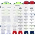 thumbnail image 3 of NAISIBABY Boys Athletic Short Sets, Performance Basketball Breathable Quick Dry Summer Activewear Clothes 2-Piece Blue Size 11, 3 of 5