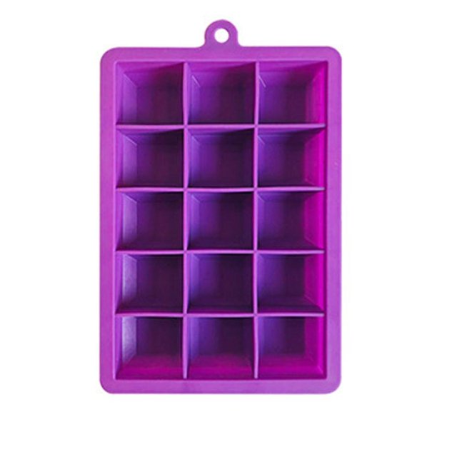 Bandejas para cubitos de hielo - Molde para cubitos de hielo Bandeja para cubitos de hielo de forma cuadrada Máquina para hacer helados de frutas Cocina