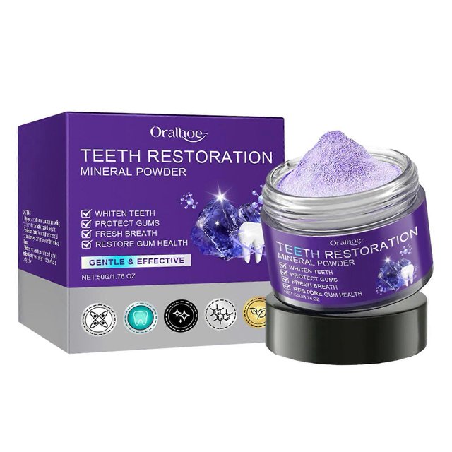 Remove Stains Teeth Cleansing Powder Sensitive Teeth Friendly Whitening Powder for Men Women